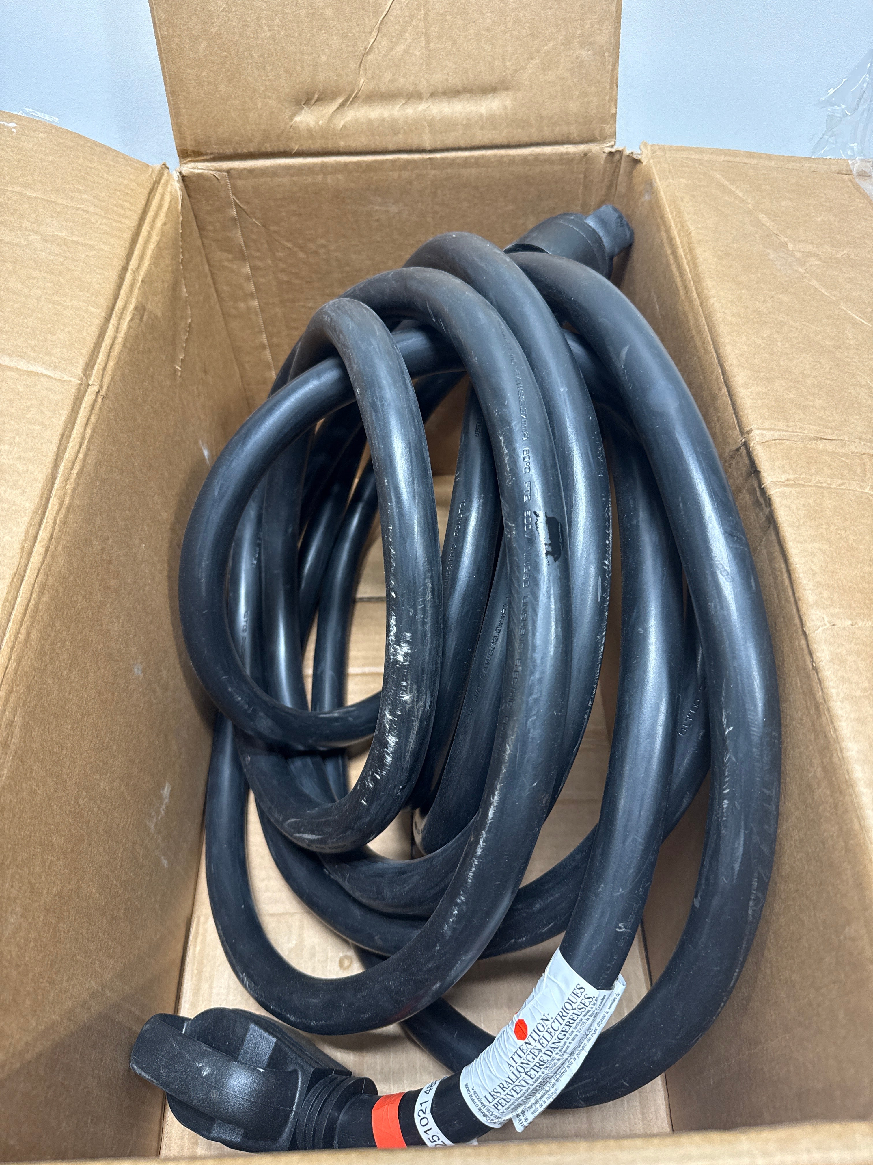 25 ft. 50 Amp RV Extension Cord 4 Wire Gauge RV Wire Diameter Extension Cord RV Cord Power Supply Cable