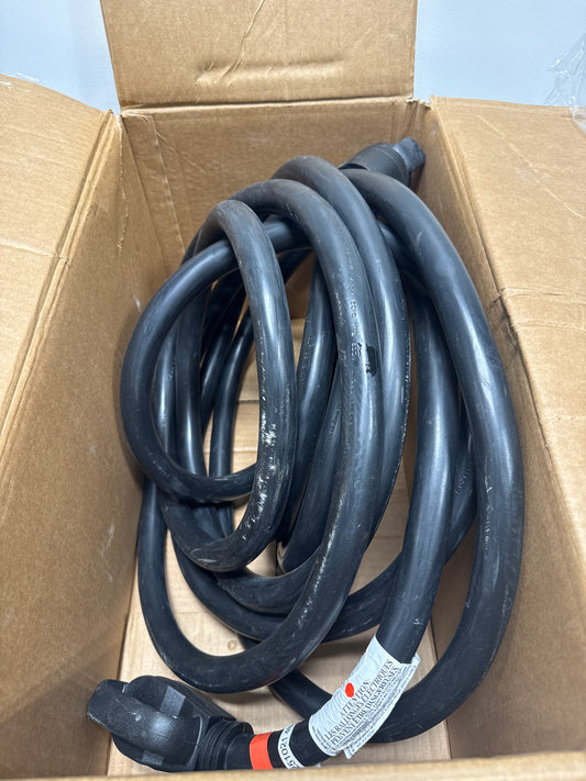 25 ft. 50 Amp RV Extension Cord 4 Wire Gauge RV Wire Diameter Extension Cord RV Cord Power Supply Cable