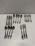 See Desc Gourmet Settings Terra Vallee 20-Piece Flatware Set