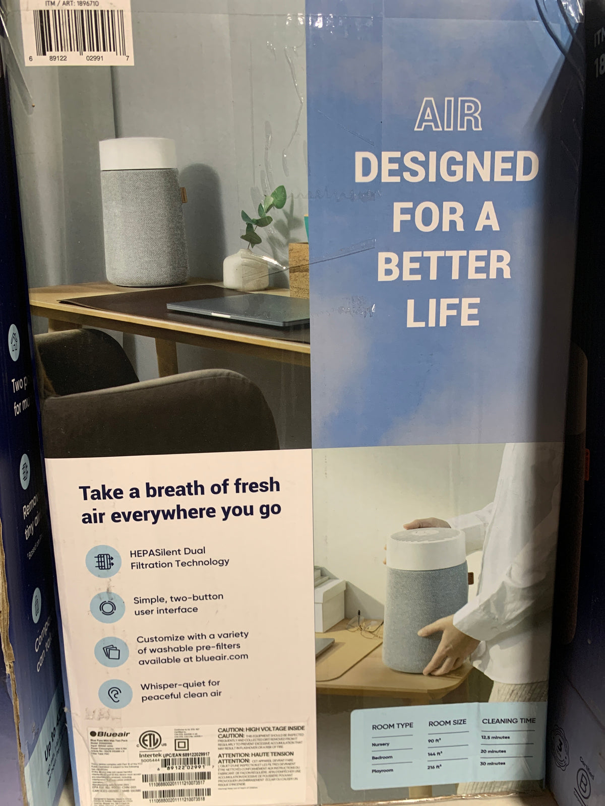 Blueair Pure Mini Max Air Purifier 2-pack - *Home Environment