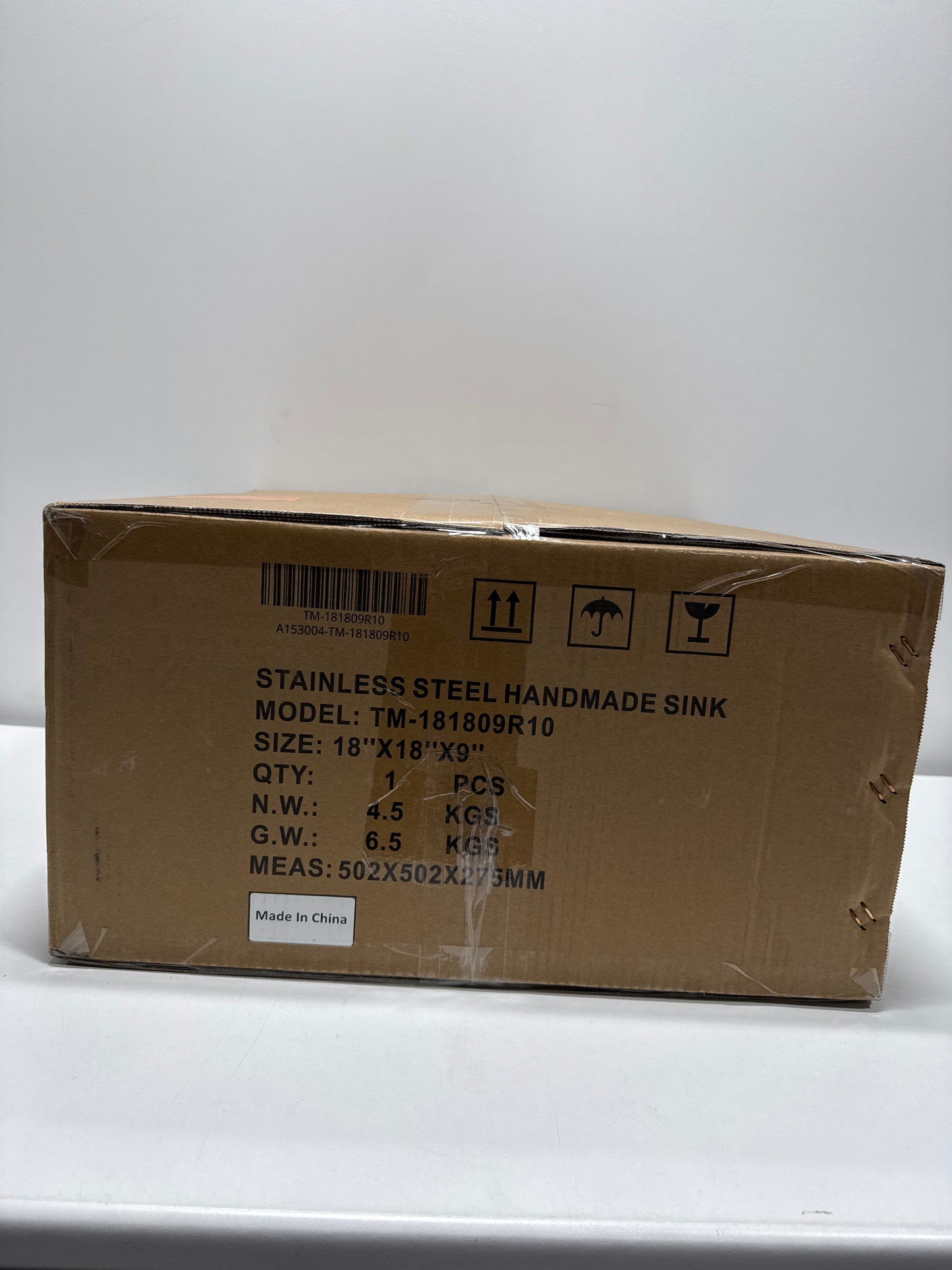 Attop Handmade Stainless Steel 18 in. Single Bowl Top Mount Scratch-Resistant Nano Drop-in Kitchen Sink with Strainer