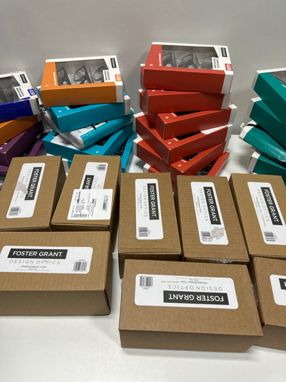 Lot of 38 Design Optics by Foster Grant Plastic Reading Glasses