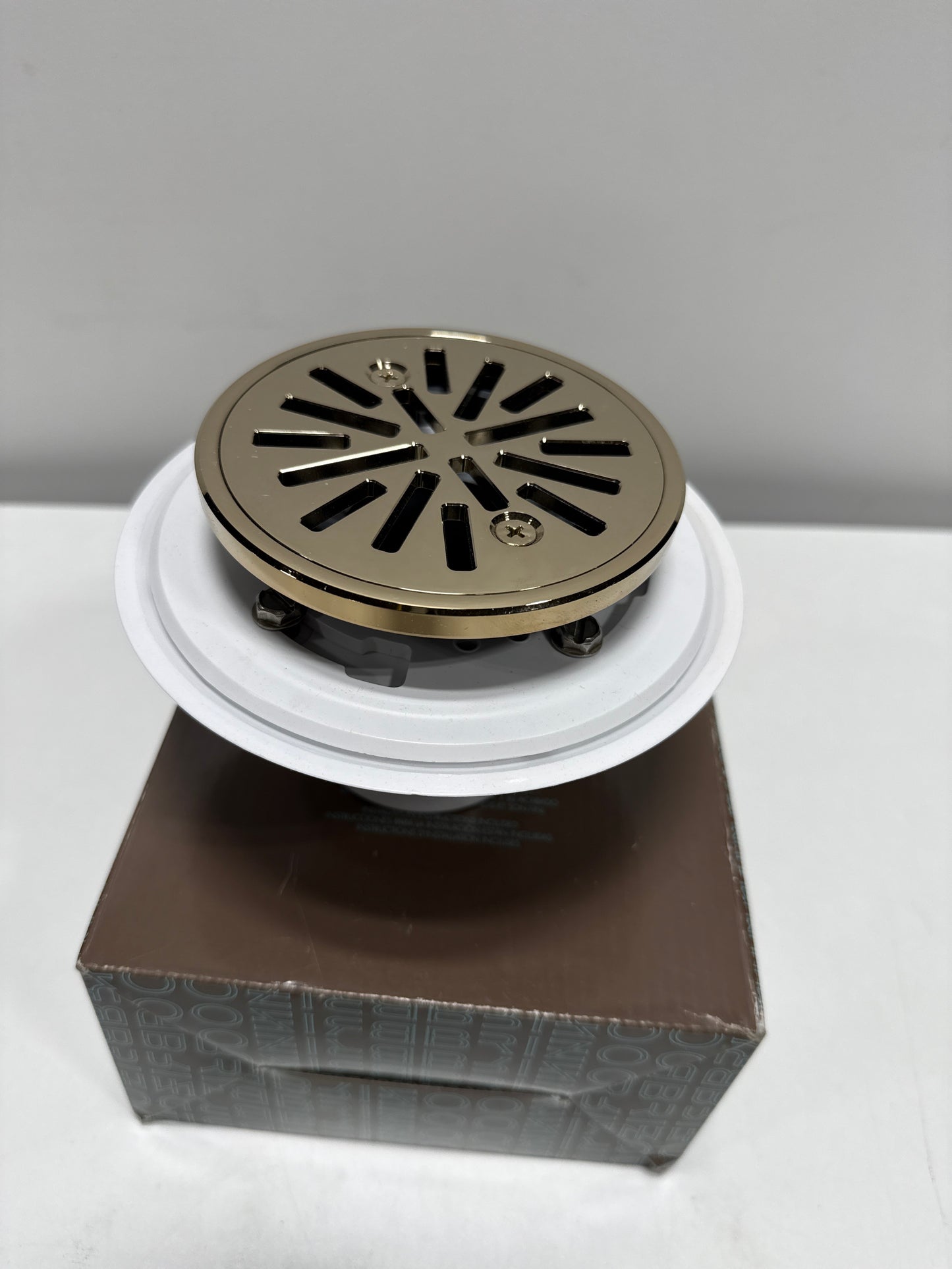 Brizo BT061414 4" Tile-in Round Shower Drain Polished Gold