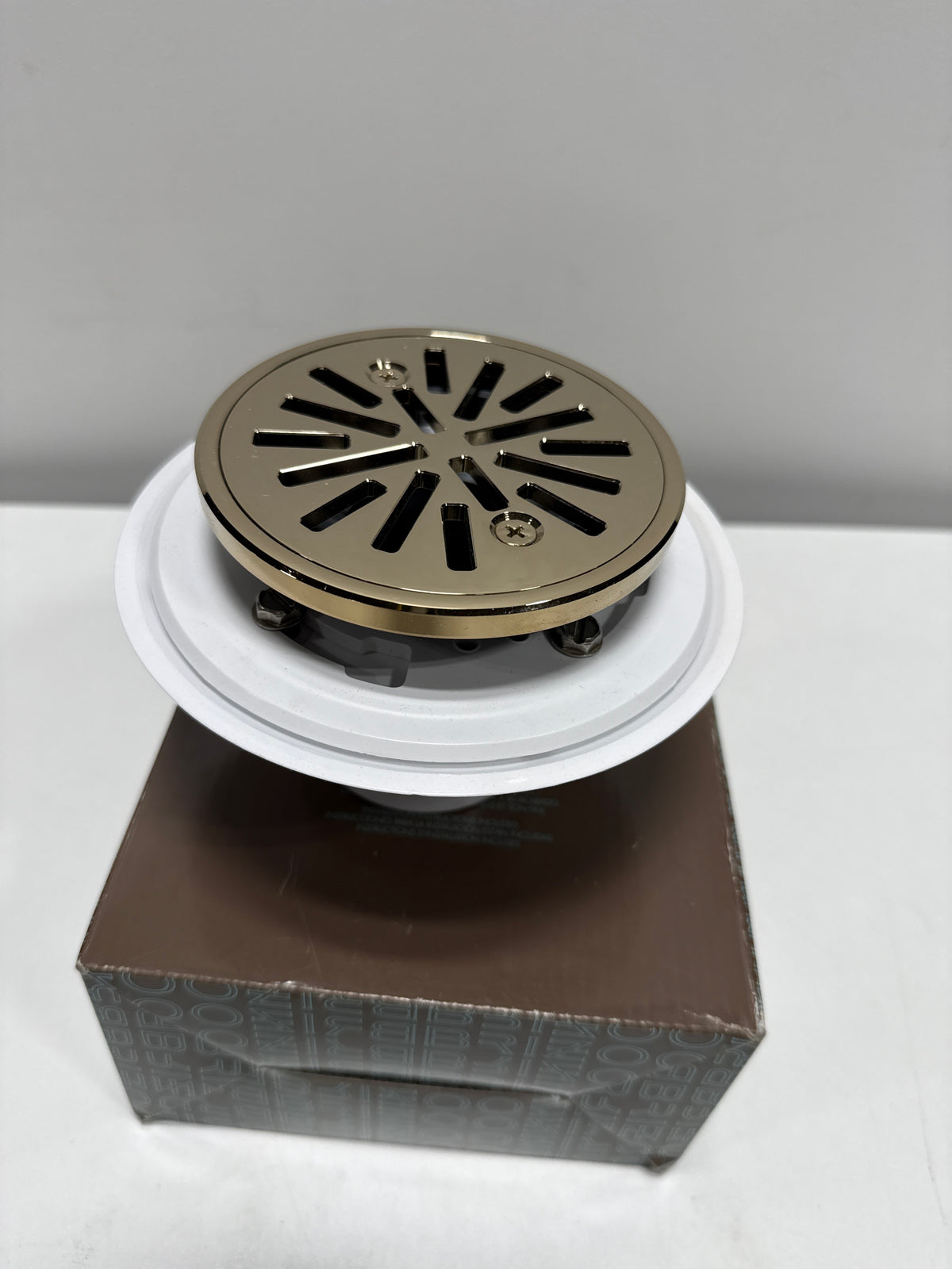 Brizo BT061414 4" Tile-in Round Shower Drain Polished Gold