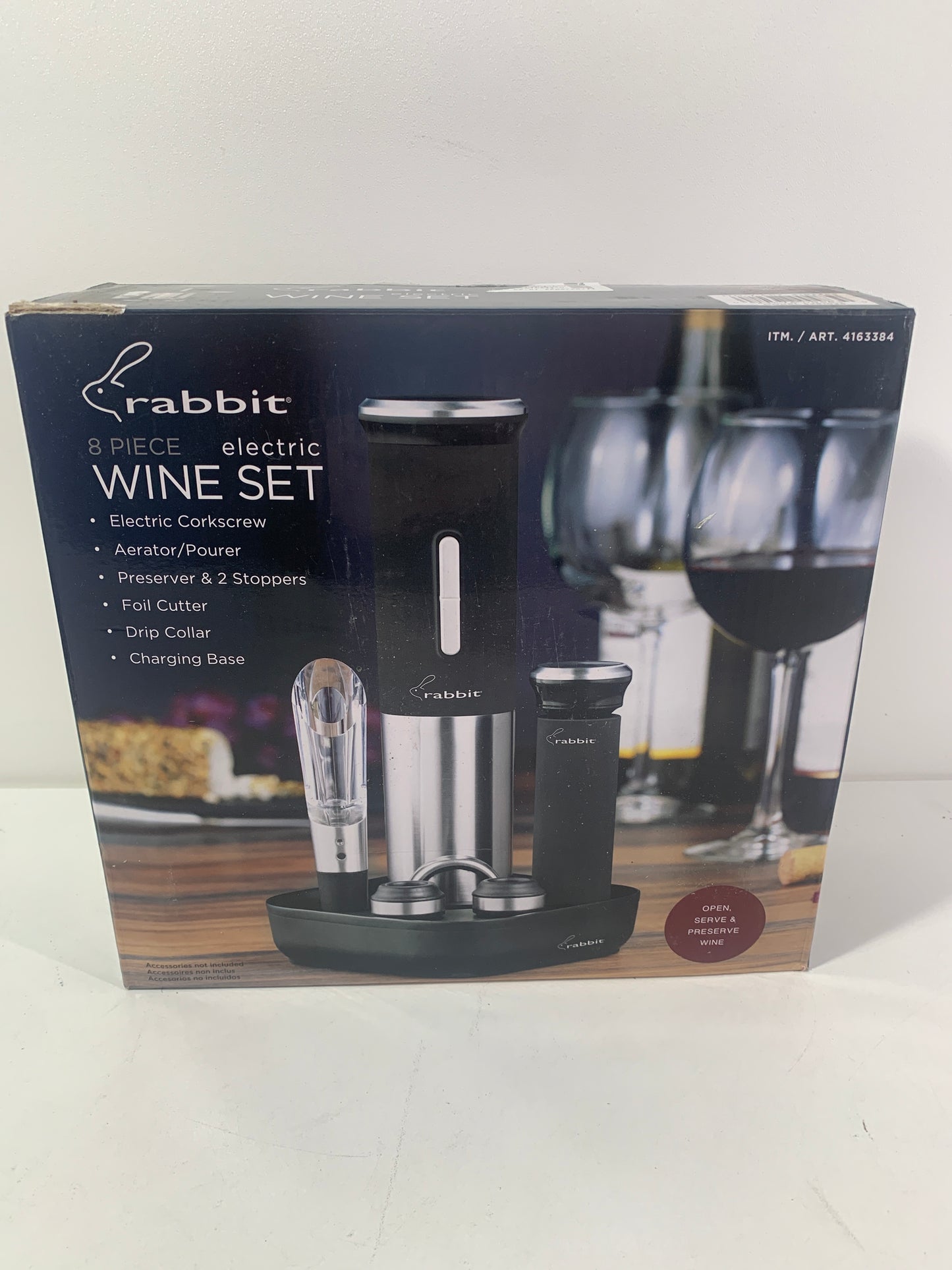 Rabbit 8 Piece Electric Wine Set