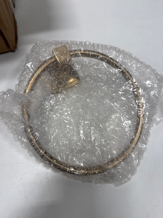 BH36092CZ | Champagne Bronze Towel Ring | 7-9/16 in (192 Mm) Length Towel Holder