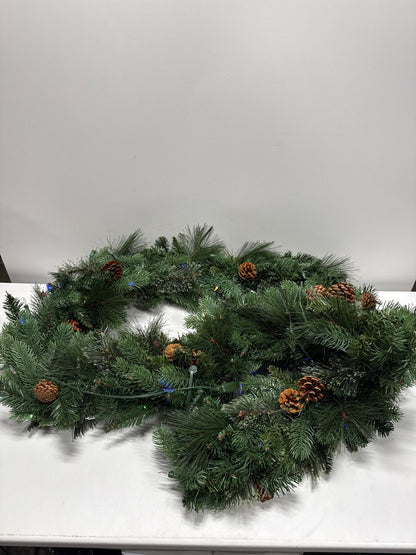 Kirkland 2.7 m (9 ft.) Pre-lit Garland with 90 Dual Colour LED Lights - *Christmas & Seasonal