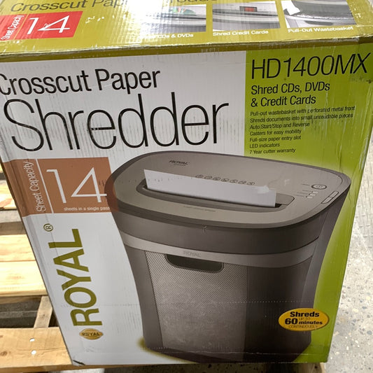 Royal HD1400MX 14-Sheet Crosscut Home/Office Shredder