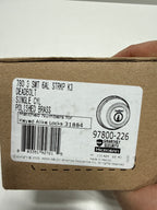 Kwikset 780-S.STRKP 780 Single Cylinder Keyed Entry Deadbolt with SmartKey from the Signature Series Polished Brass