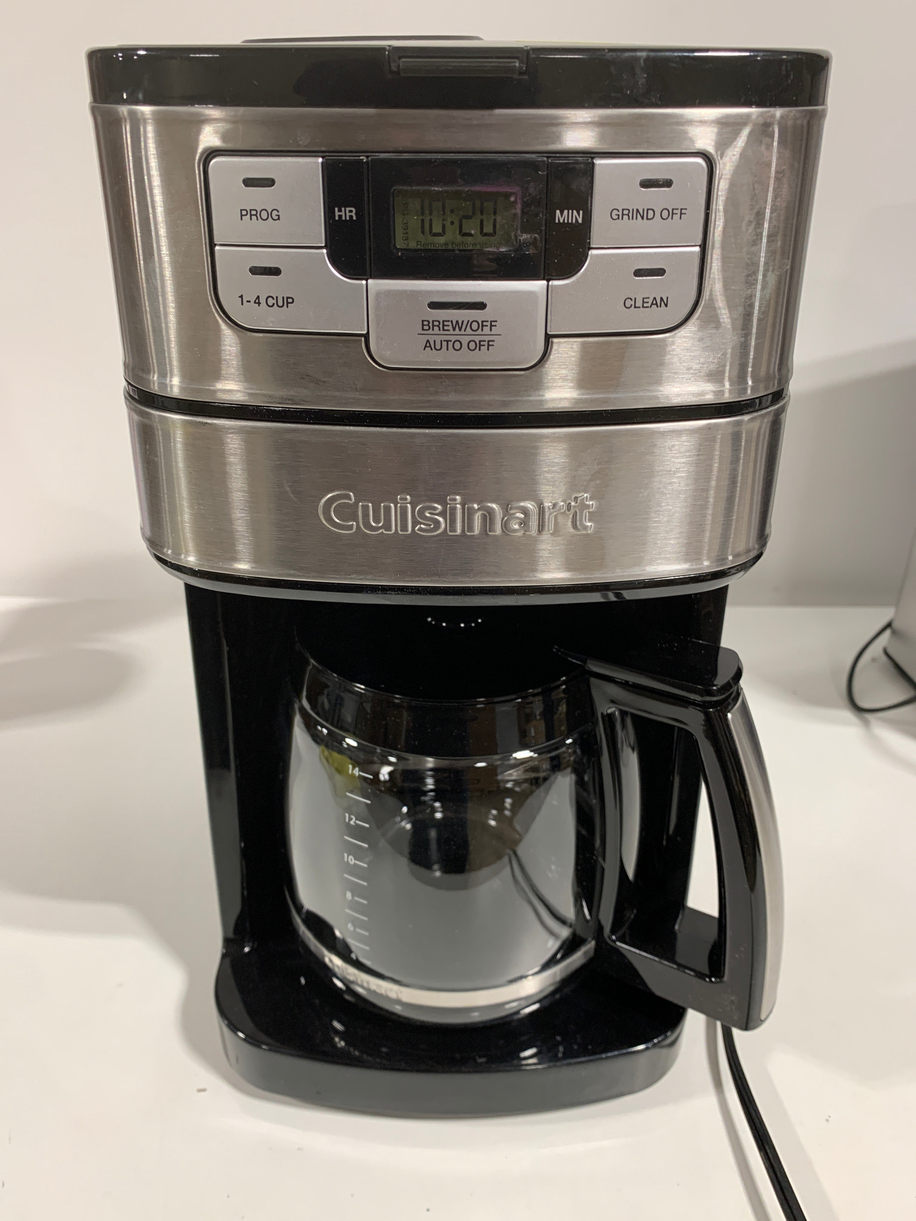 Used Cuisinart Perfectemp 12 Cups Black/Silver Coffee Maker - *Kitchen Appliances