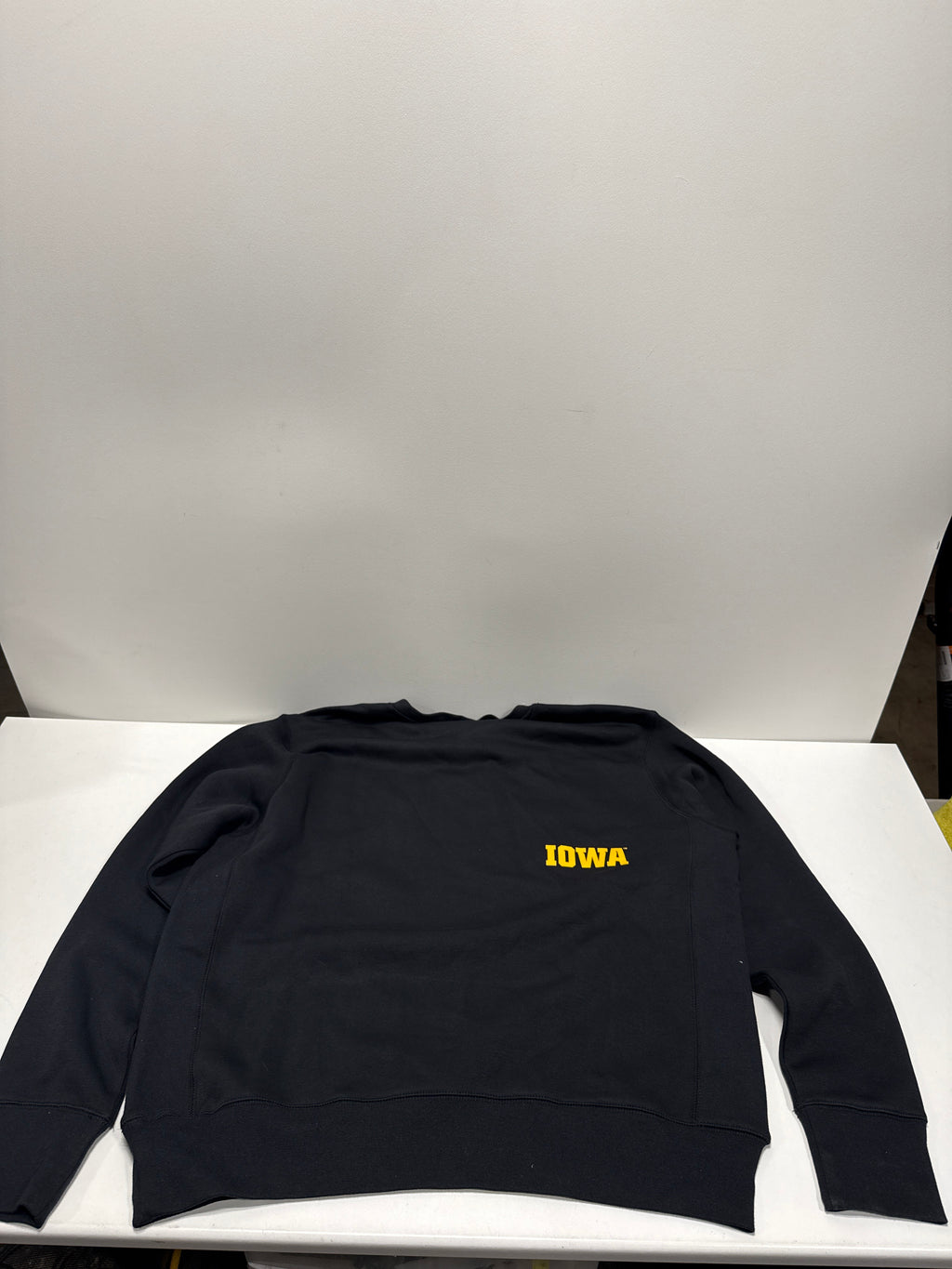 NCAA Iowa Hawkeyes Men's Champion Crew Neck Sweatshirt -L