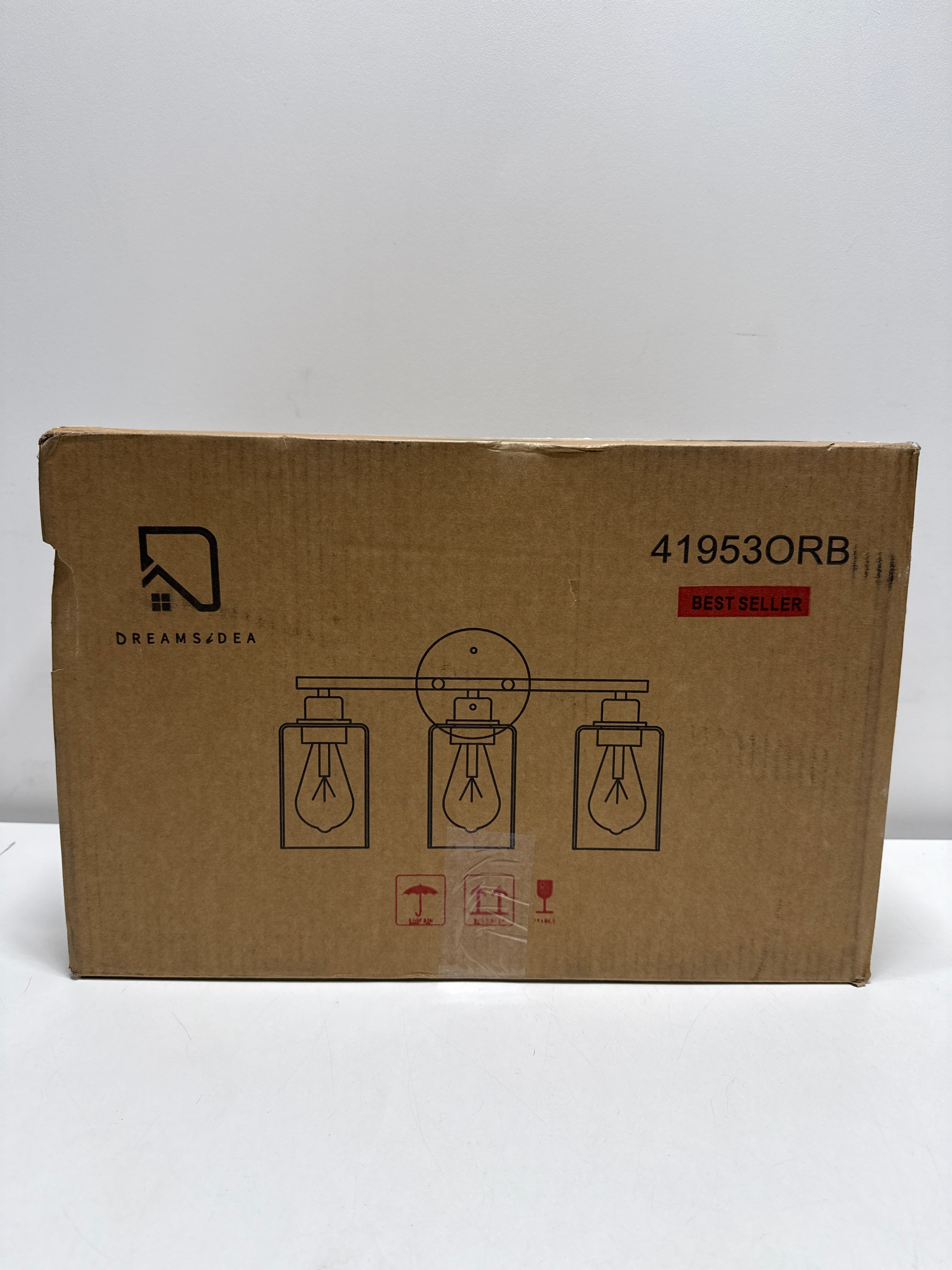 Pia Ricco 17 in. 3-Light Bathroom Light Fixtures Oil Rubbed Bronze Vanity Light