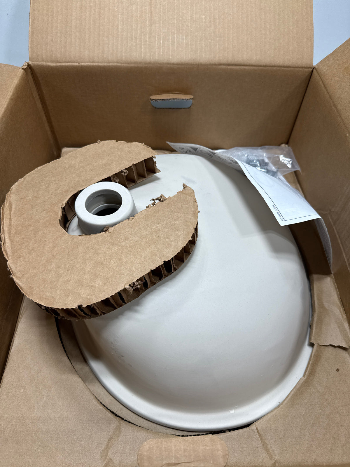 Kohler K-2210-N-0 1-Bowl Undermount Bath Sink w/Sealed Overflow White