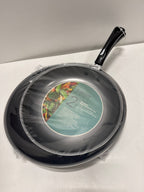 Highberry 2 Piece 12in and 10in Frying Pan Set in Metallic Grey