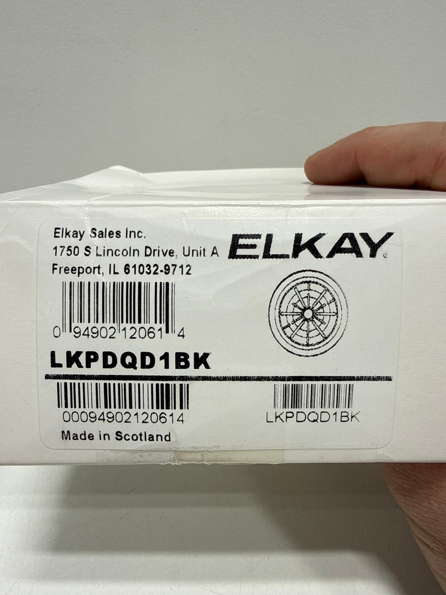 Quartz Perfect Drain 3-1/2" Polymer Disposer Flange W/ Remov Baskt Strainr and Rubbr Stopper Black