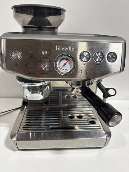 Used Breville - the Barista Express Impress Espresso Machine - Brushed Stainless Steel