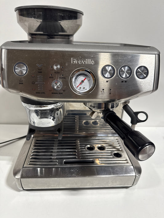 Used Breville - the Barista Express Impress Espresso Machine - Brushed Stainless Steel