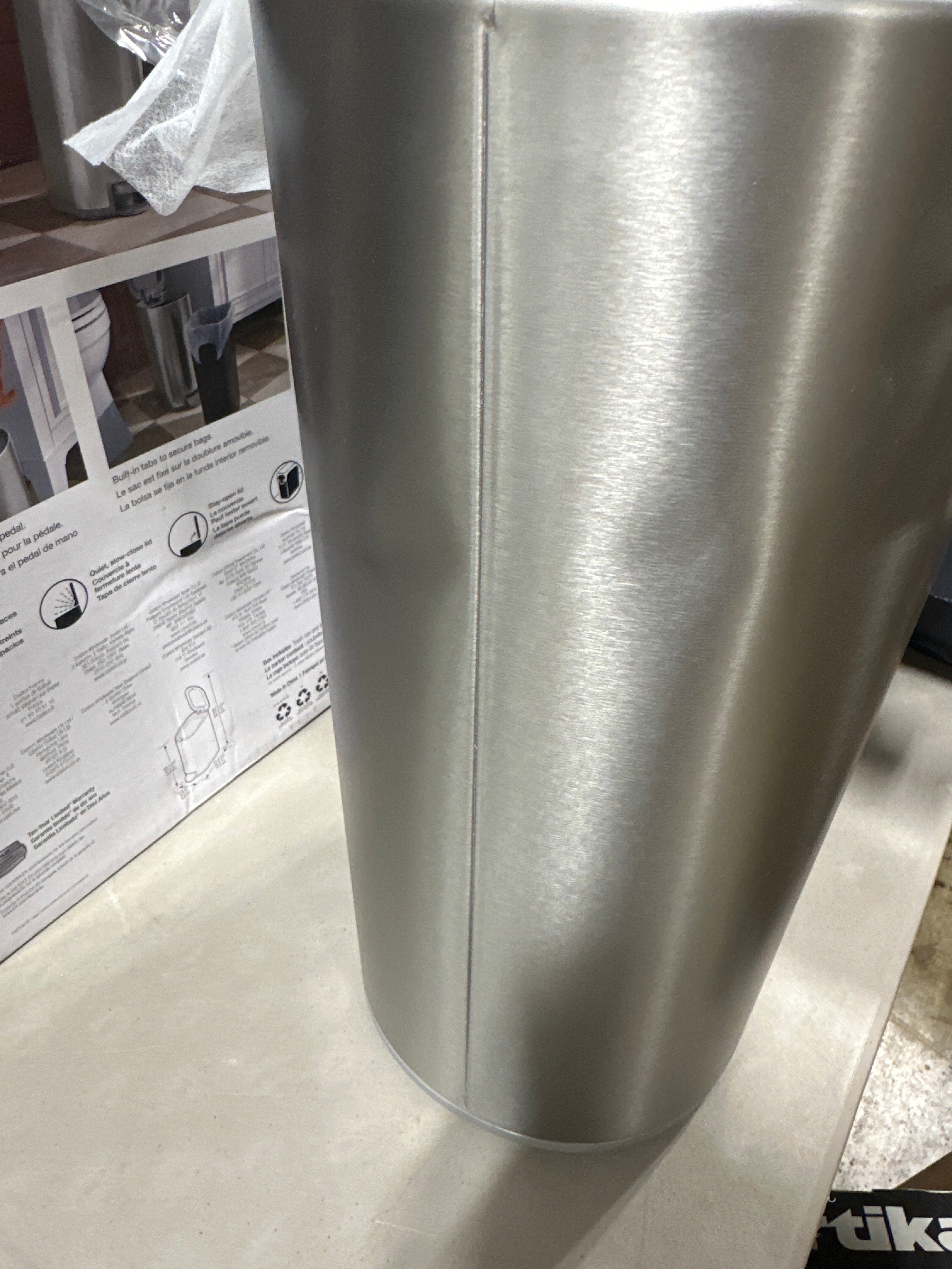 Dent Kohler 8L Step Trash Can
