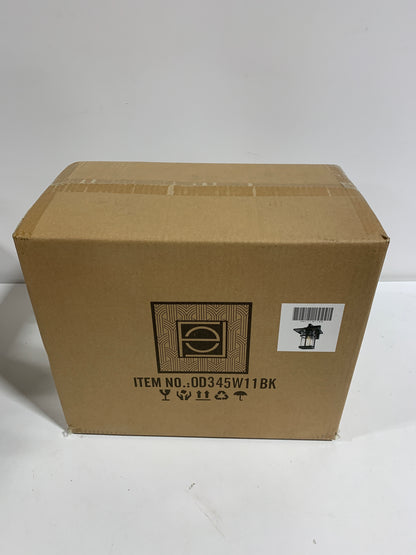 Elegant Lighting Woodstock 7 Inch Outdoor Wall Light Woodstock - OD345W11BK