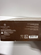 Signature Hardware 954037 Delacour 1.75 GPM Double Handle Bridge Kitchen Faucet with Side Spray Matte Black