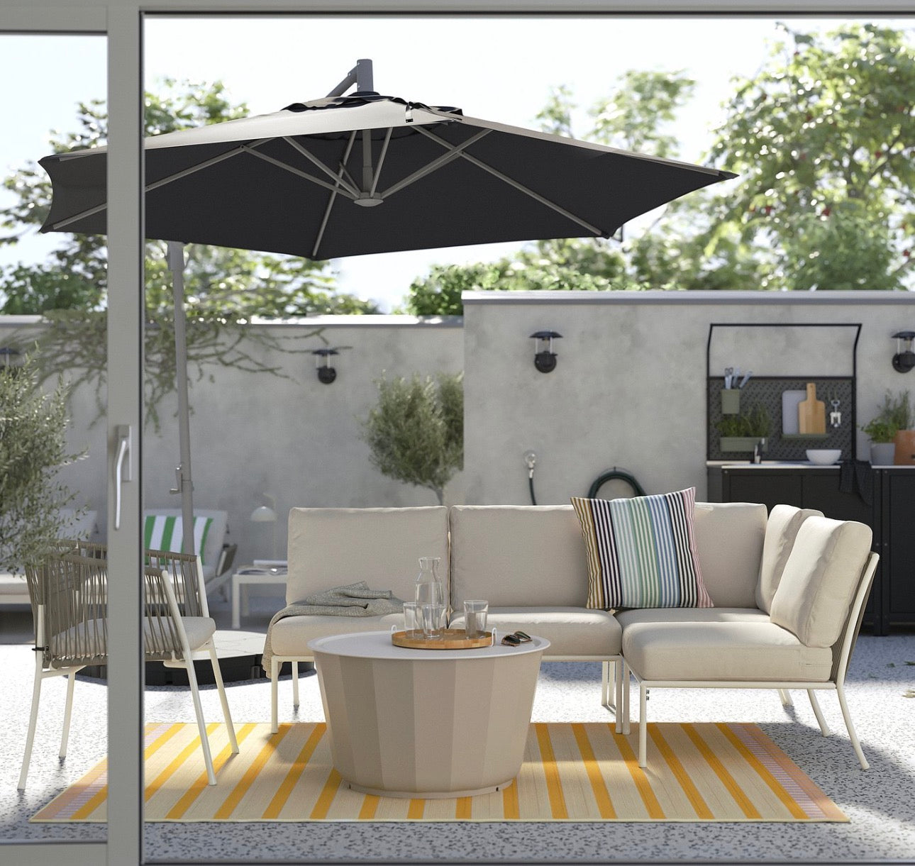 IKEA LINDOJA Umbrella Canopy 118-18’’ Anthracite 905.320.23 - *Outdoor Living & Garden