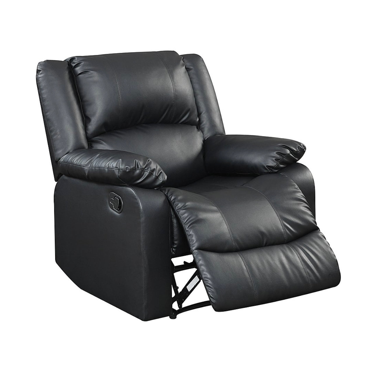 Relax A Lounger - Parkland Faux Leather Recliner in - Black