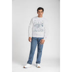NFL Dallas Cowboys Men's Champion White Crewneck Fleece Sweatshirt