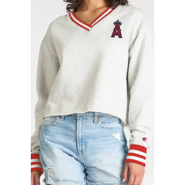 MLB Los Angeles Angels Women's Champion Boxy Sweatshirt - S