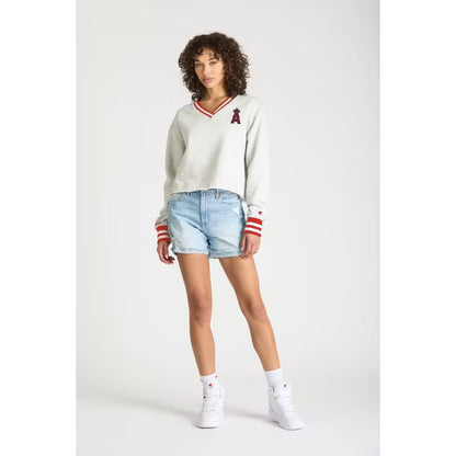 MLB Los Angeles Angels Women's Champion Boxy Sweatshirt - S