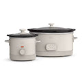 Missing Lid bella 6-quart Programmable Slow Cooker with Additional 2-quart Slow Cooker Set