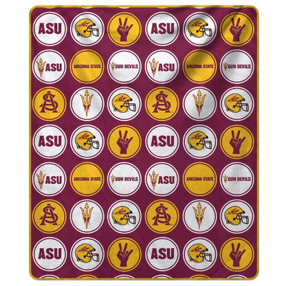 NCAA Arizona State Sun Devils 50"x60" Holiday Blanket