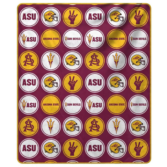NCAA Arizona State Sun Devils 50"x60" Holiday Blanket