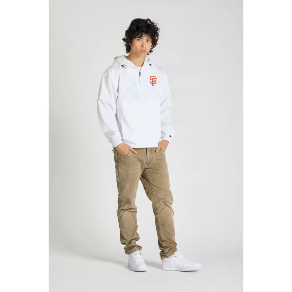 MLB San Francisco Giants Men's Champion White Packable Jacket - L