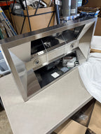 Dent ZLINE 36" Professional Convertible Vent Wall Mount Range Hood in Stainless Steel (597-36)