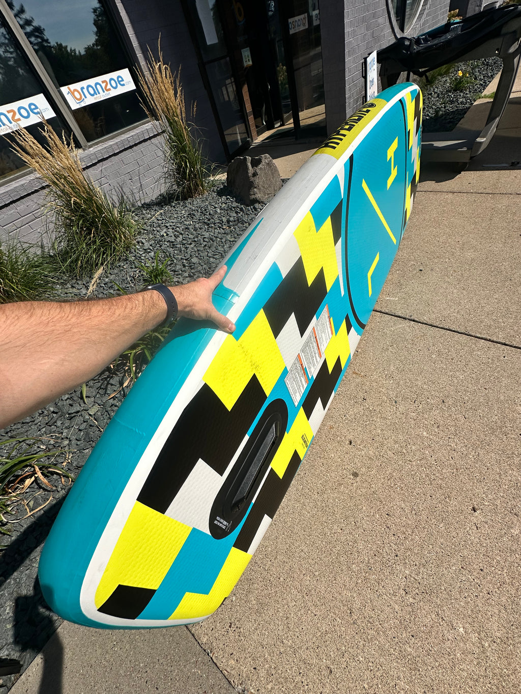 Used Hyperlite Elevation 10'2" Inflatable Stand Up Paddle Board Package