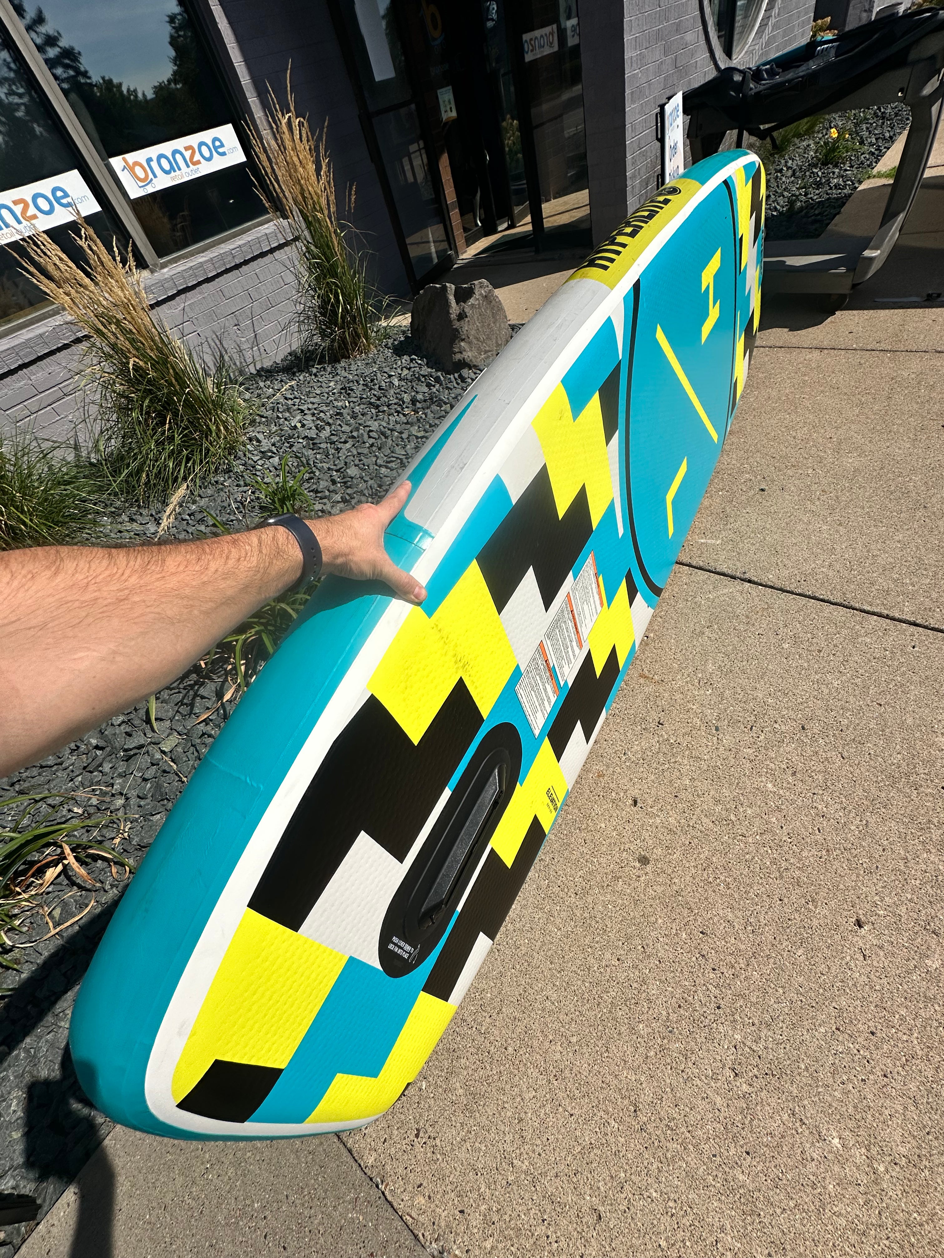 Used Hyperlite Elevation 10'2" Inflatable Stand Up Paddle Board Package