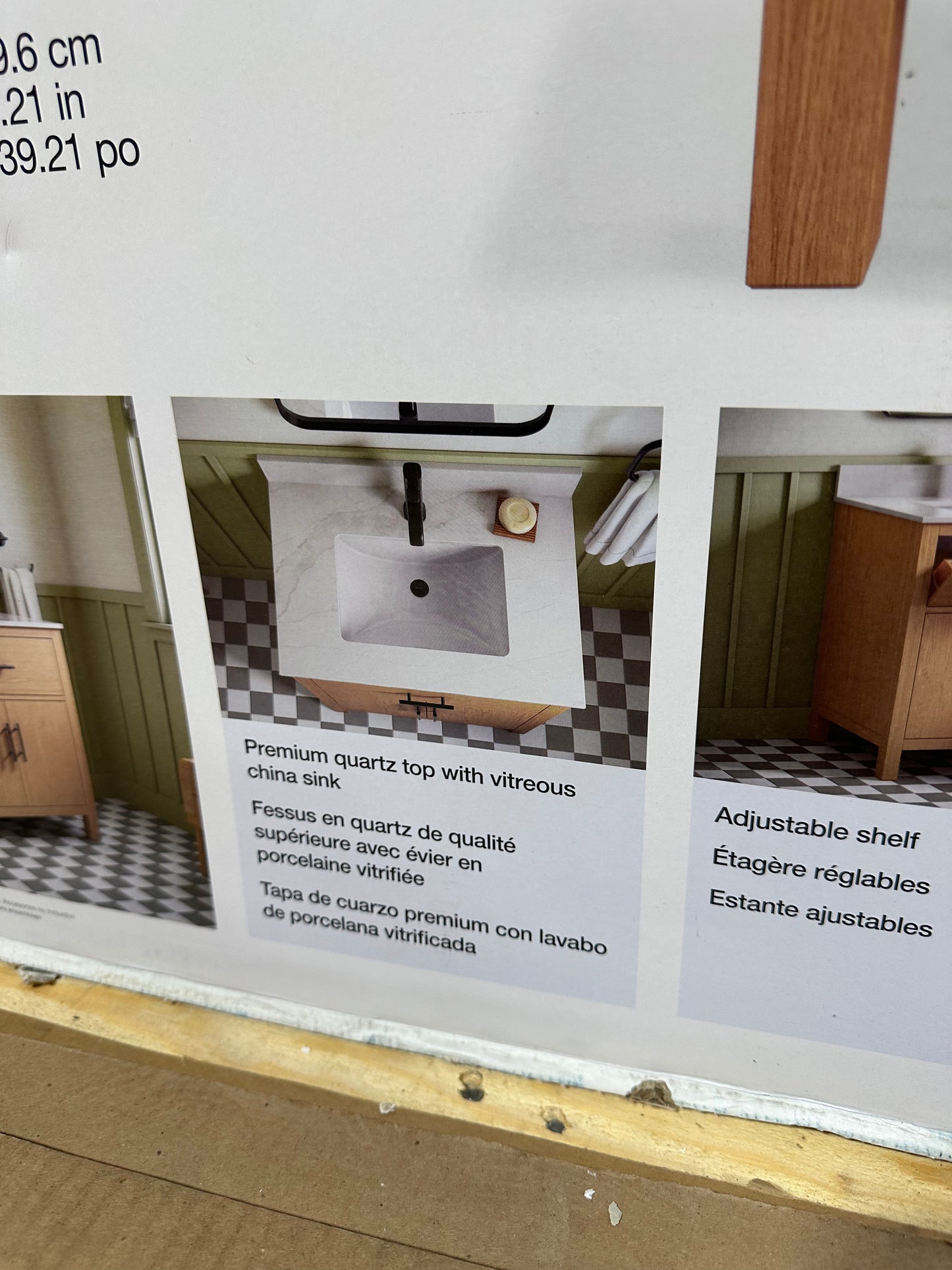 Kohler Cordate 31" Free Standing Single Basin Vanity Set with Cabinet and Quartz Vanity Top