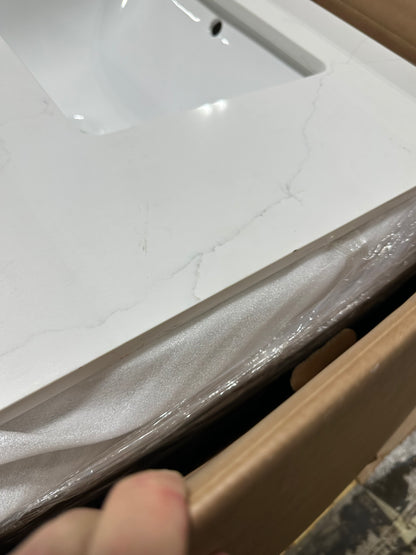 Kohler Cordate 31" Free Standing Single Basin Vanity Set with Cabinet and Quartz Vanity Top