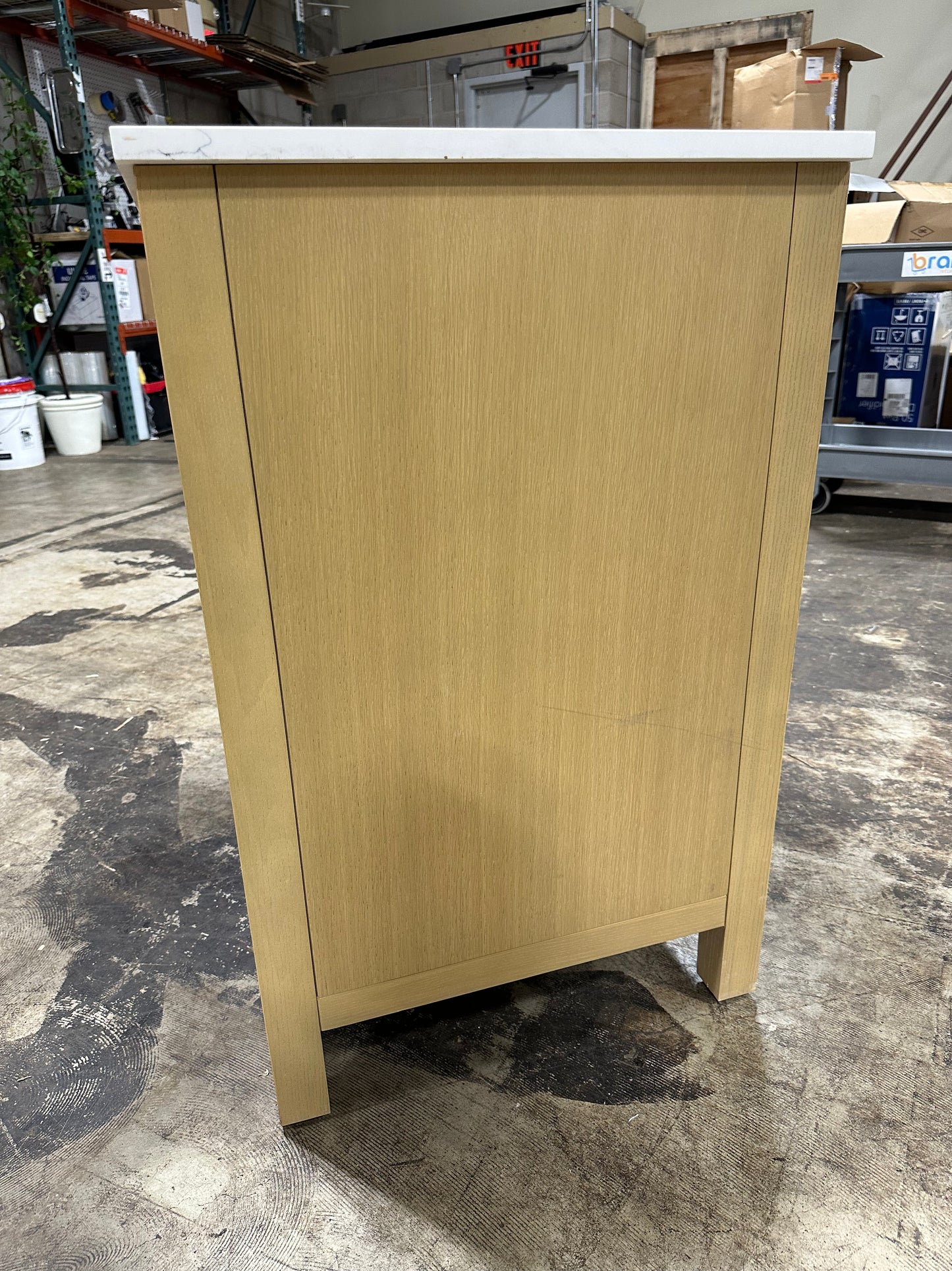 See Desc Kohler Cordate 31" Free Standing Single Basin Vanity Set with Cabinet and Quartz Vanity Top