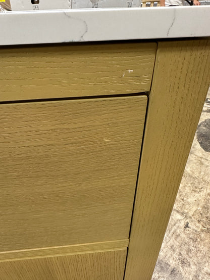 See Desc Kohler Cordate 31" Free Standing Single Basin Vanity Set with Cabinet and Quartz Vanity Top