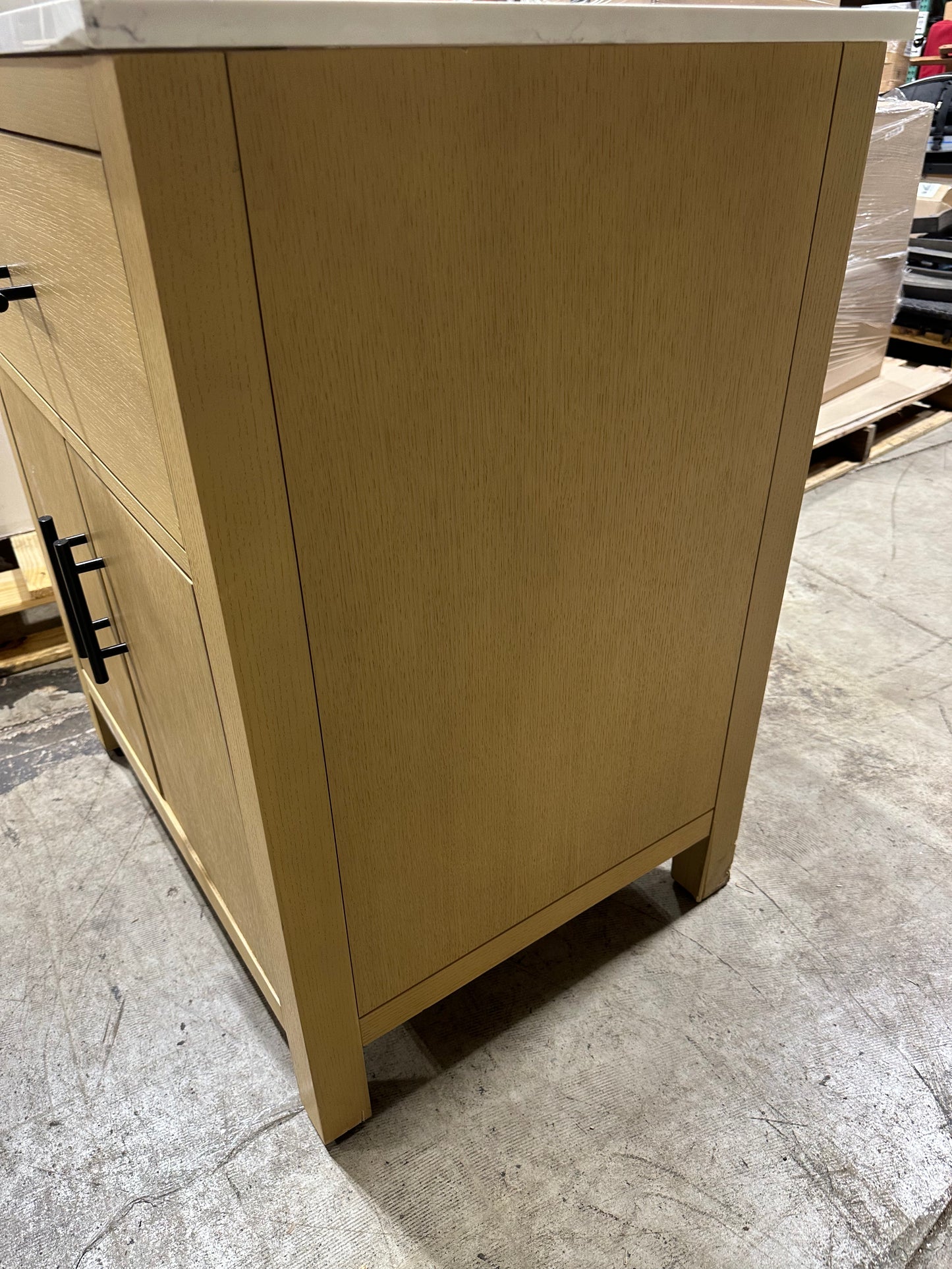 See Desc Kohler Cordate 31" Free Standing Single Basin Vanity Set with Cabinet and Quartz Vanity Top