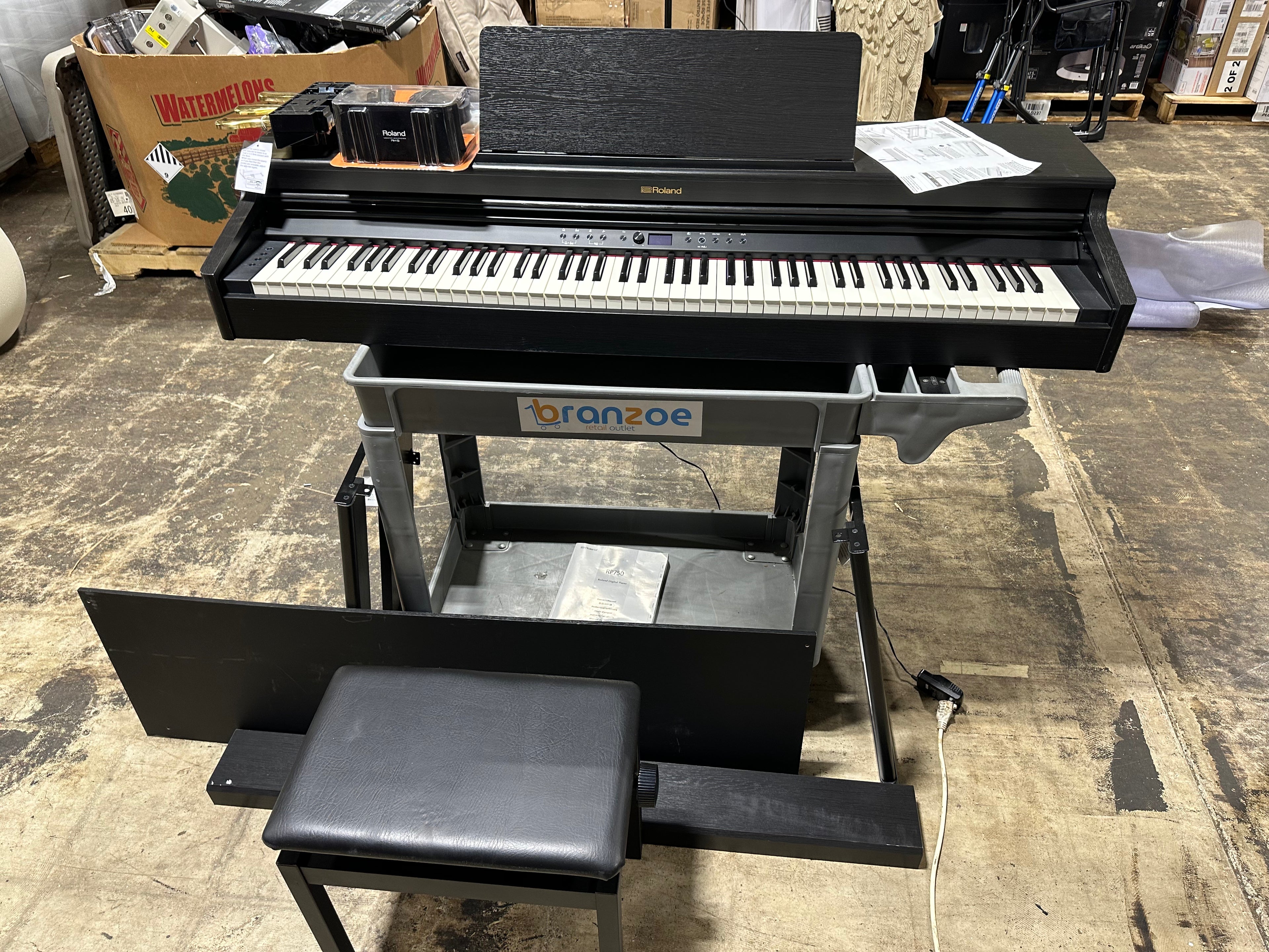 Used Roland RP750 Digital Piano Bundle - *Computers & Office