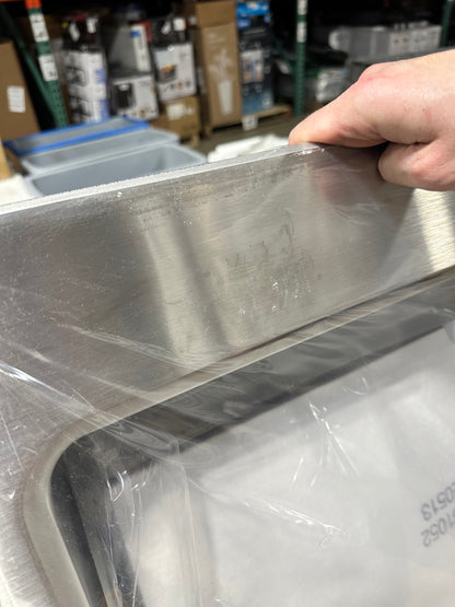 Scratch Kohler PROVO Stainless Steel Kitchen Sink Kit Faucet Combo RC35963