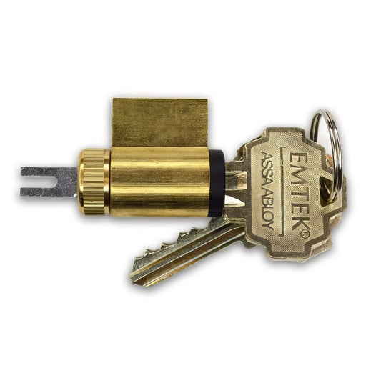 Emtek CY4-PSCHCTOS5 Deadbolt Double Outside Cylinder Polished Chrome