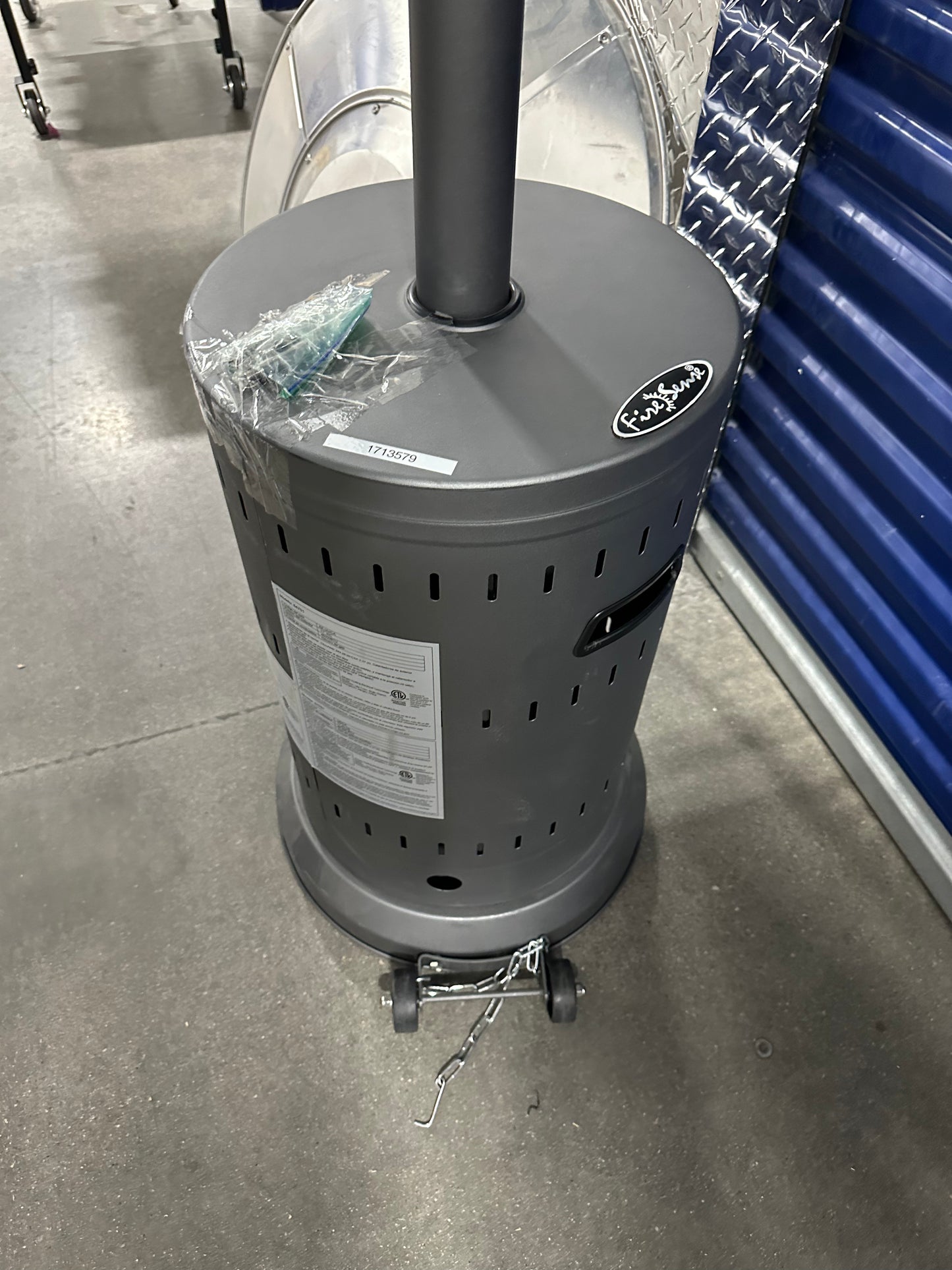 Used Kirkland Gray Commercial Patio Heater