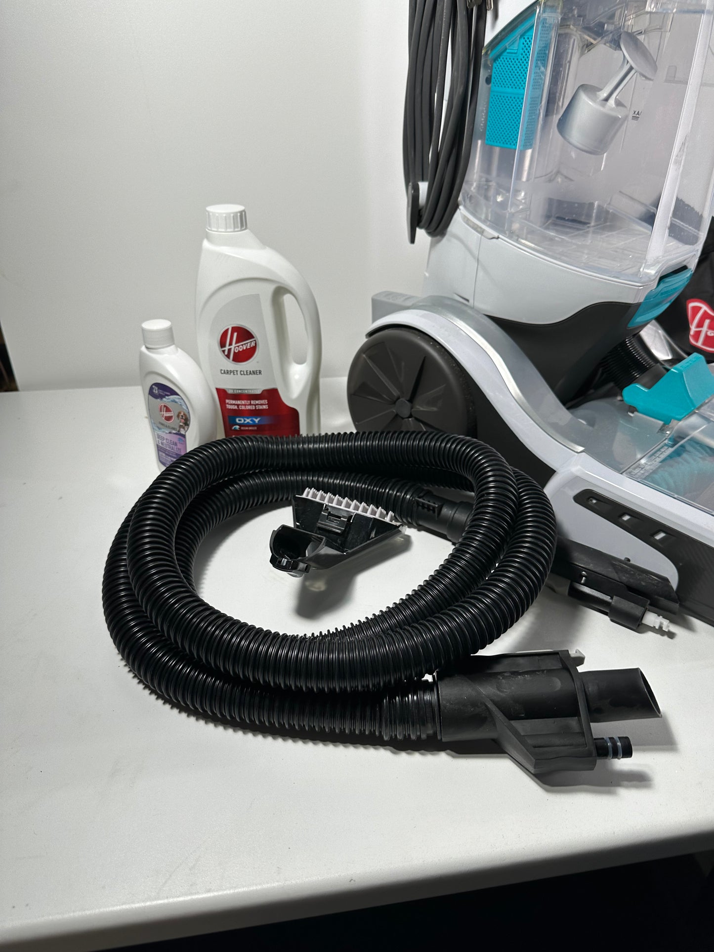 Used Hoover SmartWash+ Automatic Carpet Cleaner with Oxy Carpet Cleaner Solution