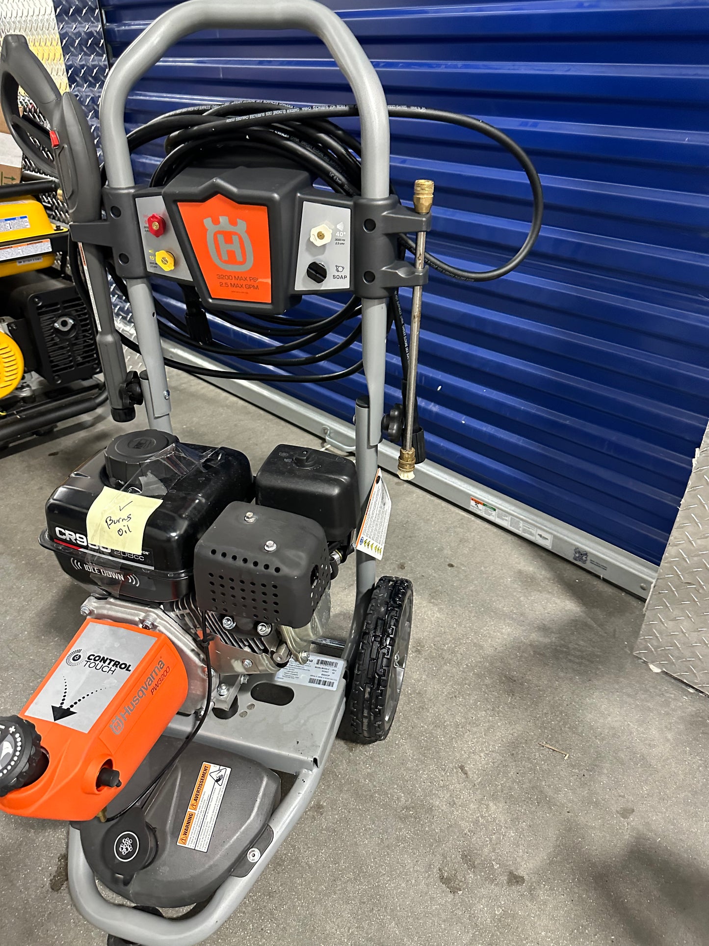 Used See Desc Husqvarna 3200 PSI Gas Powered Pressure Washer