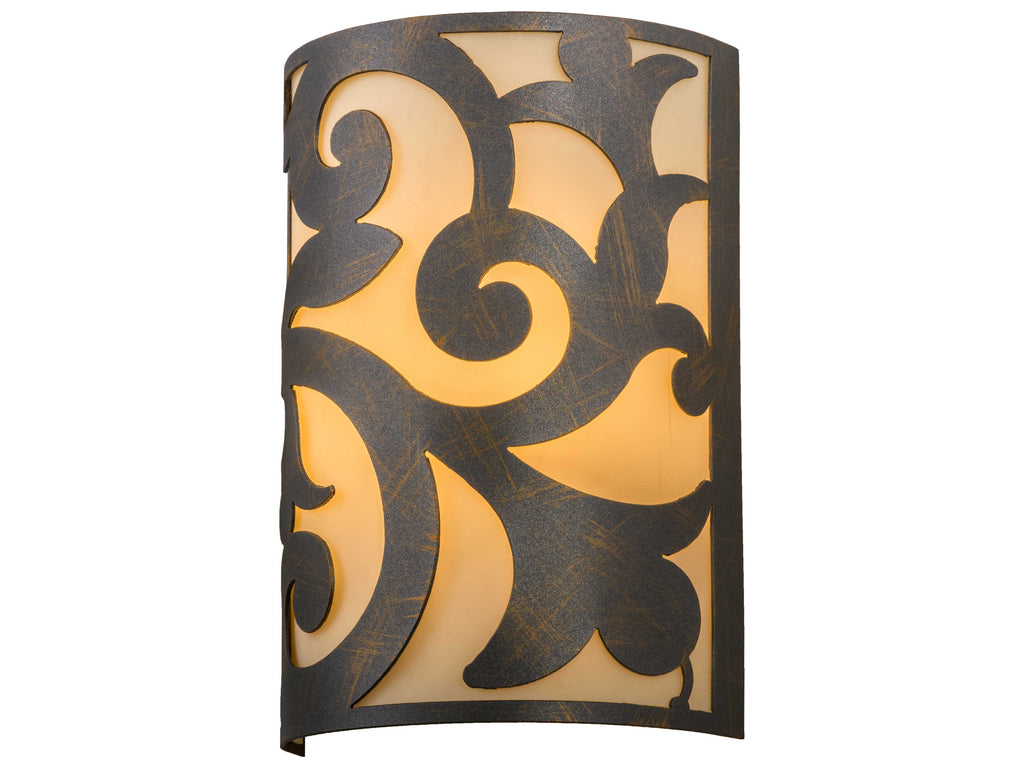 Meyda Rickard 2-Light French Bronzed LED Wall Sconce - *Lighting & Electrical