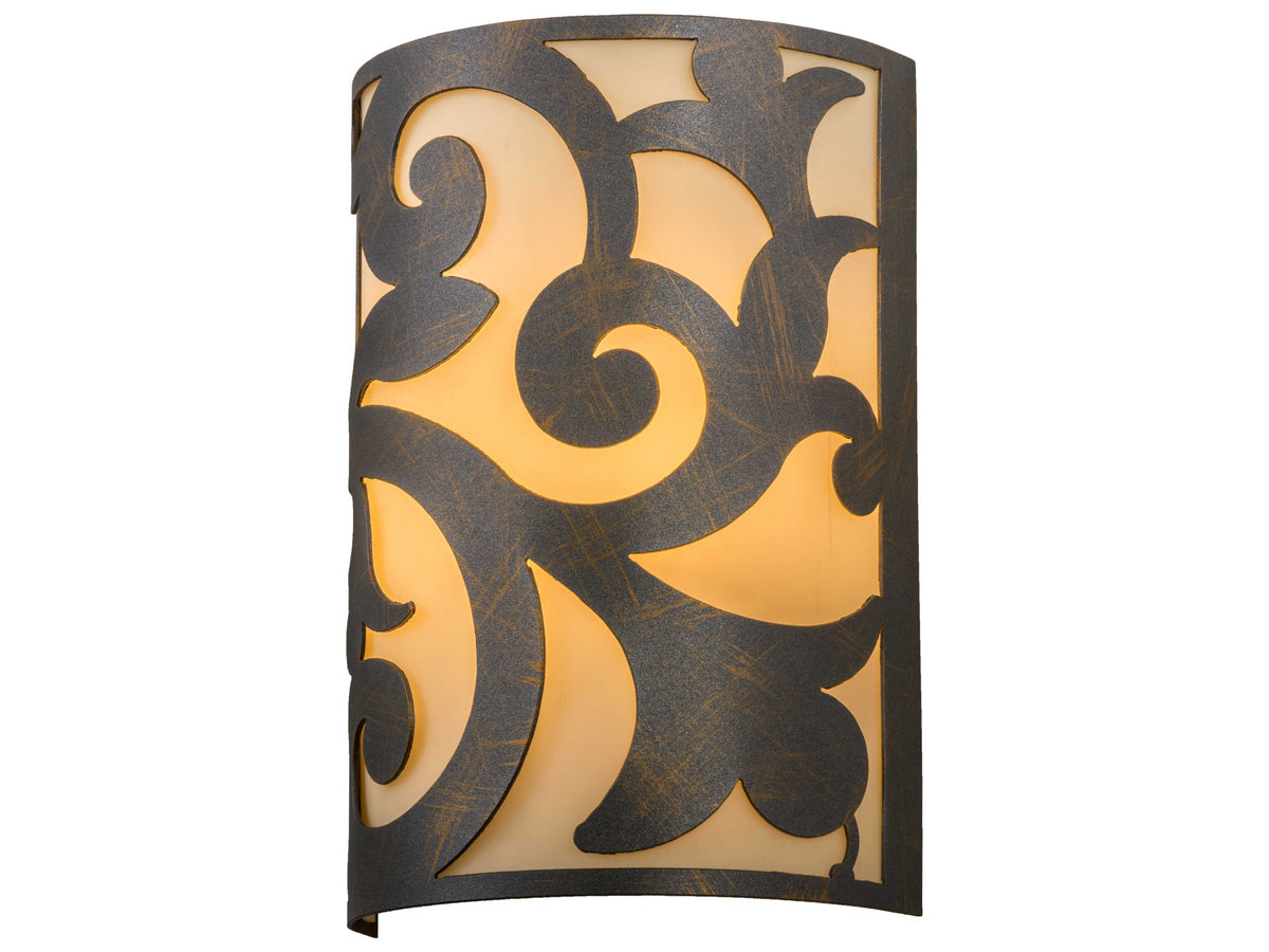 Meyda Rickard 2-Light French Bronzed LED Wall Sconce - *Lighting & Electrical