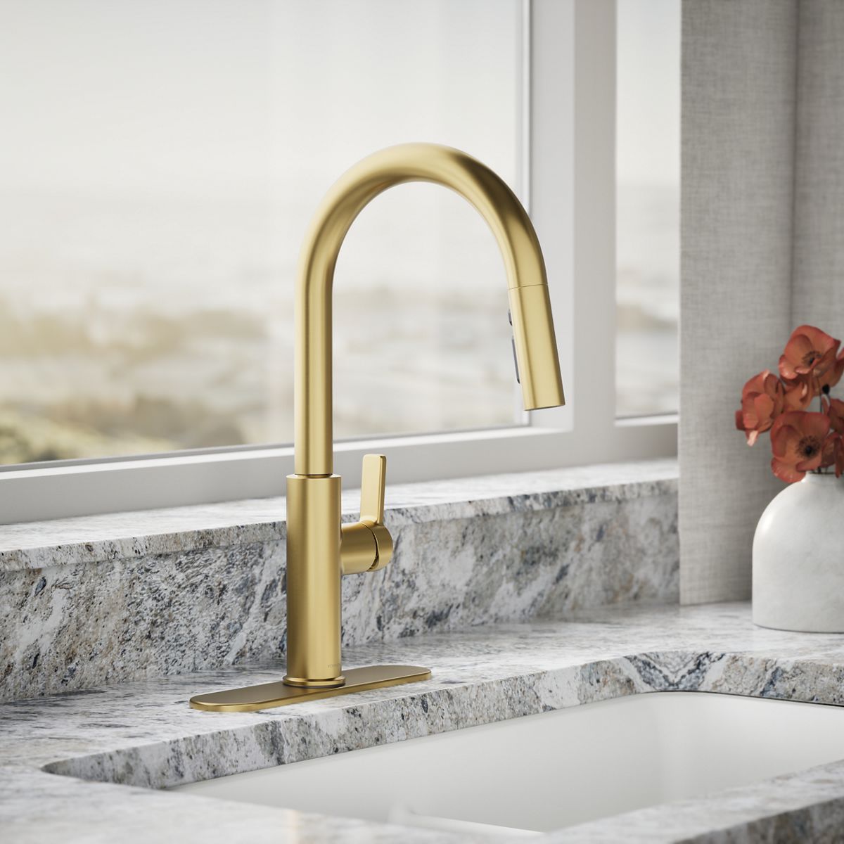 Kohler Rodean Kitchen Sink Faucet Gold